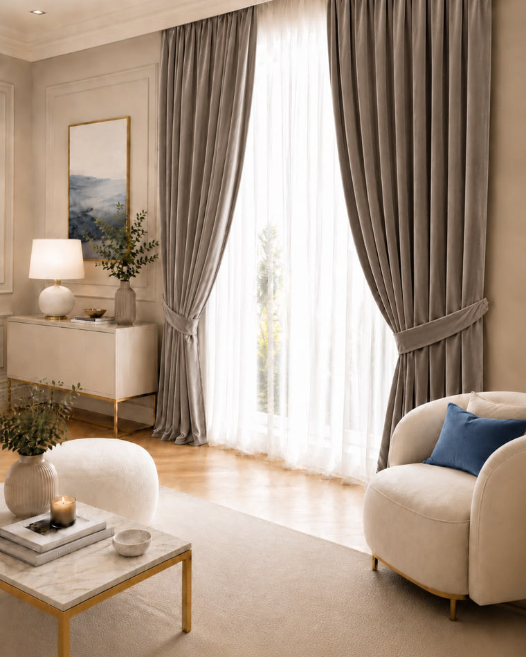 Draperie Catifea Premium – Crem
