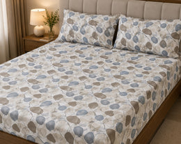 Set Pat Beige Circles