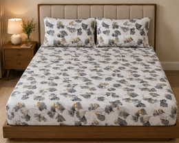 Lenjerie de Pat Florala Grey Bloom